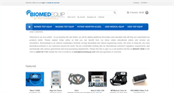 Desktop Screenshot of biomedequip.com